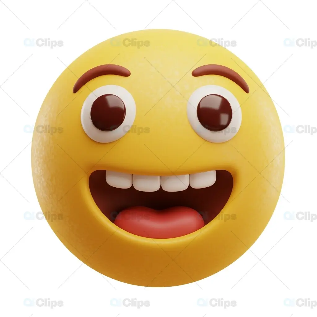 Happy Tongue-Out 3D Emoji