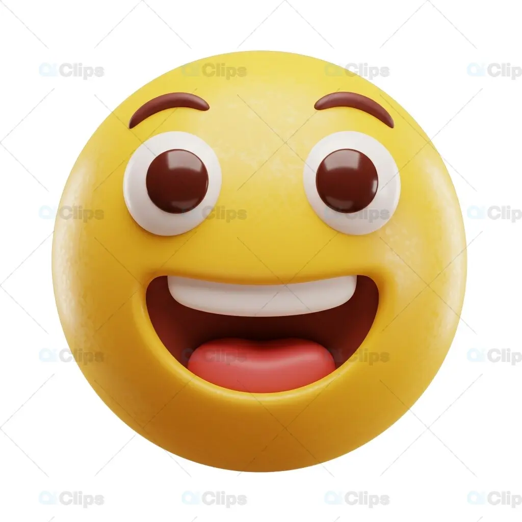Cheerful Tongue-Out 3D Emoji