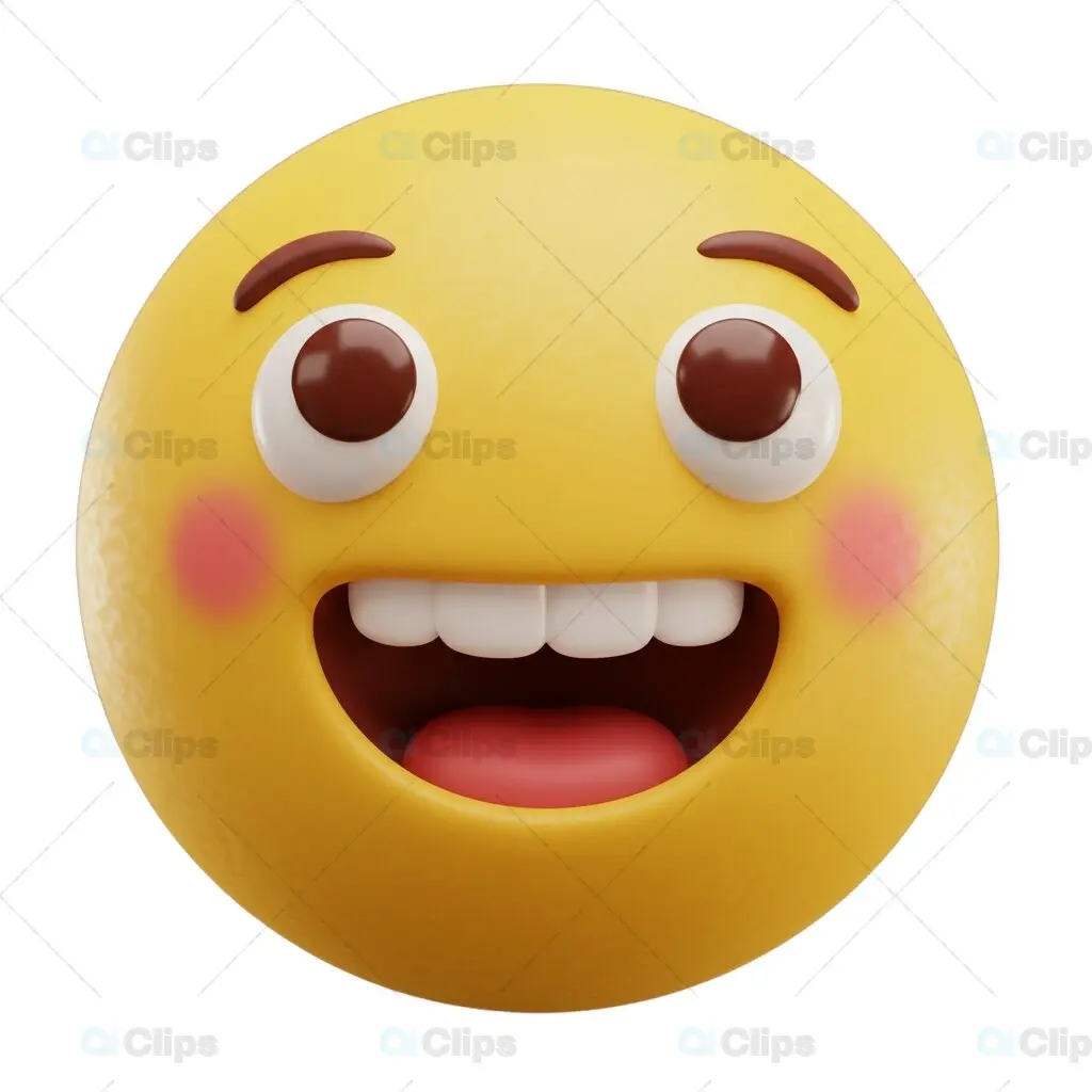 Happy 3D Emoji Model