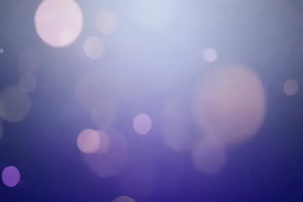 Elegant Purple Bokeh Background with Floating Light Orbs