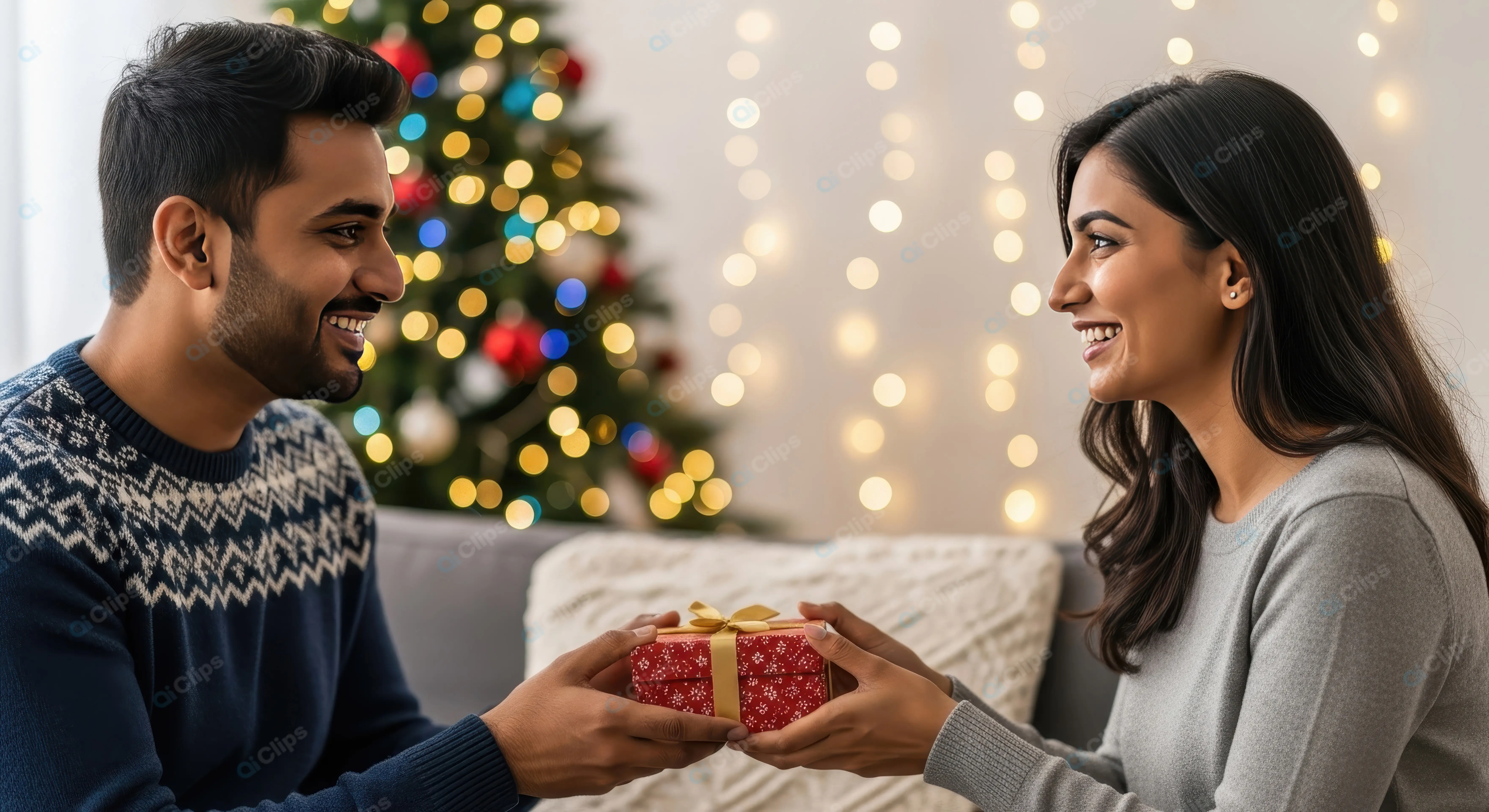 Loving Exchange During Winter Festivities