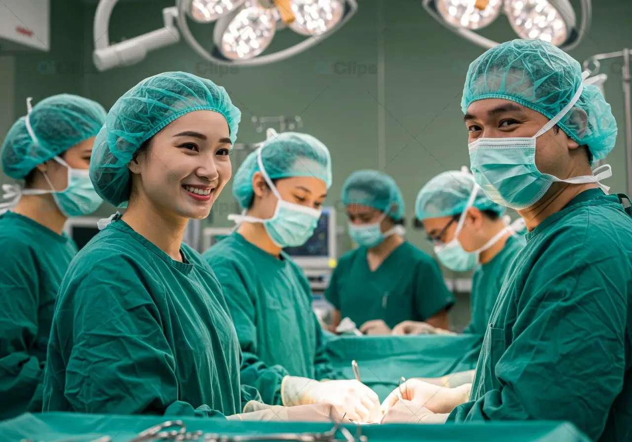 Surgical Team A Dedicated Medical Team in the Operating Room