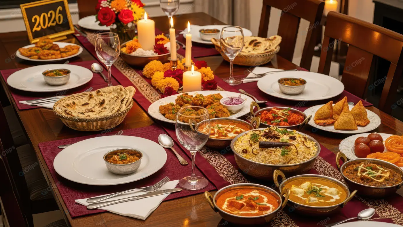 Grand Indian Feast for New Year 2026