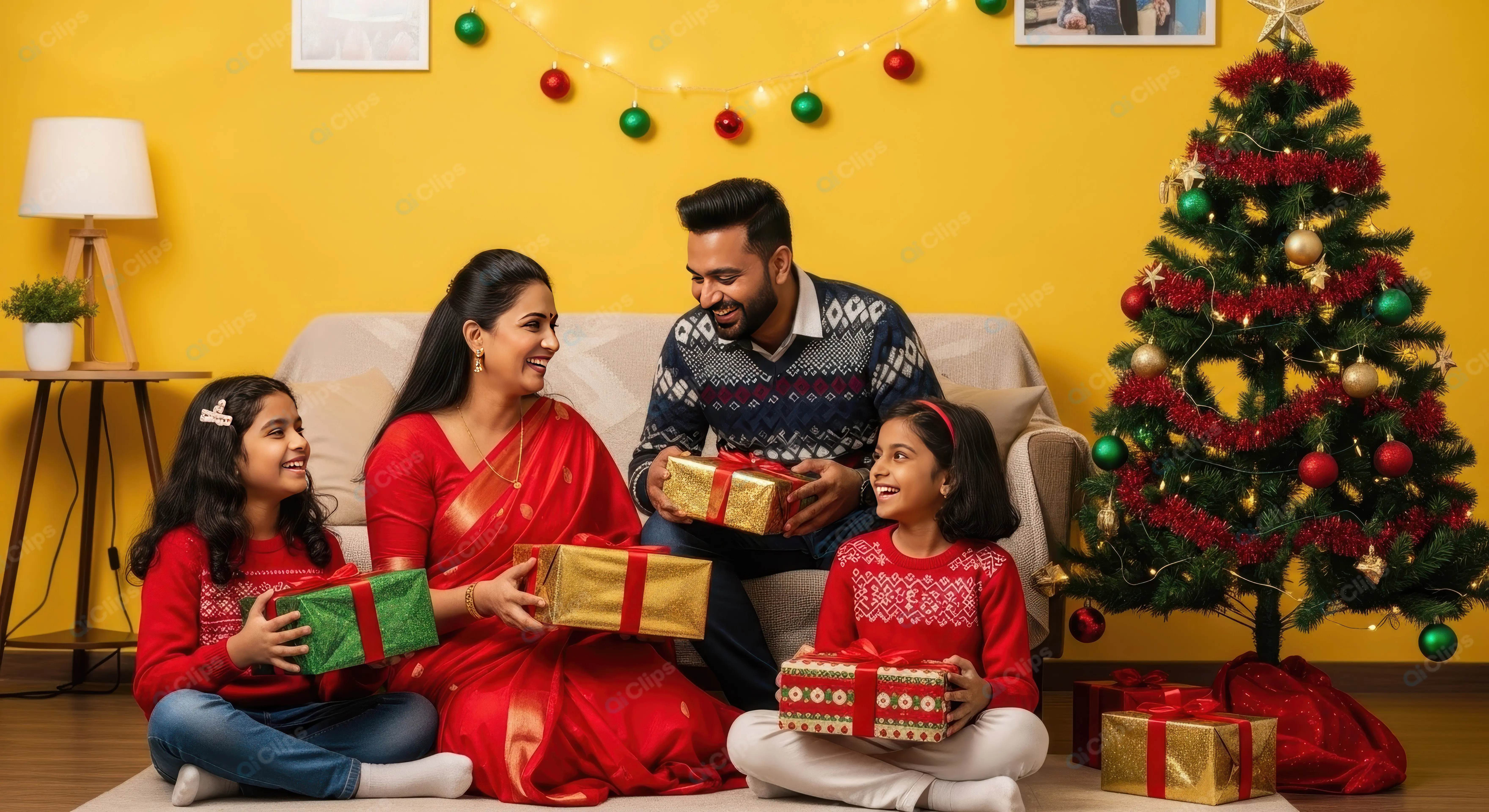 Warm Family Moments with Holiday Gifts