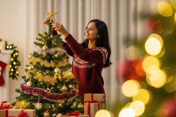 Joyful Christmas Tree Decoration