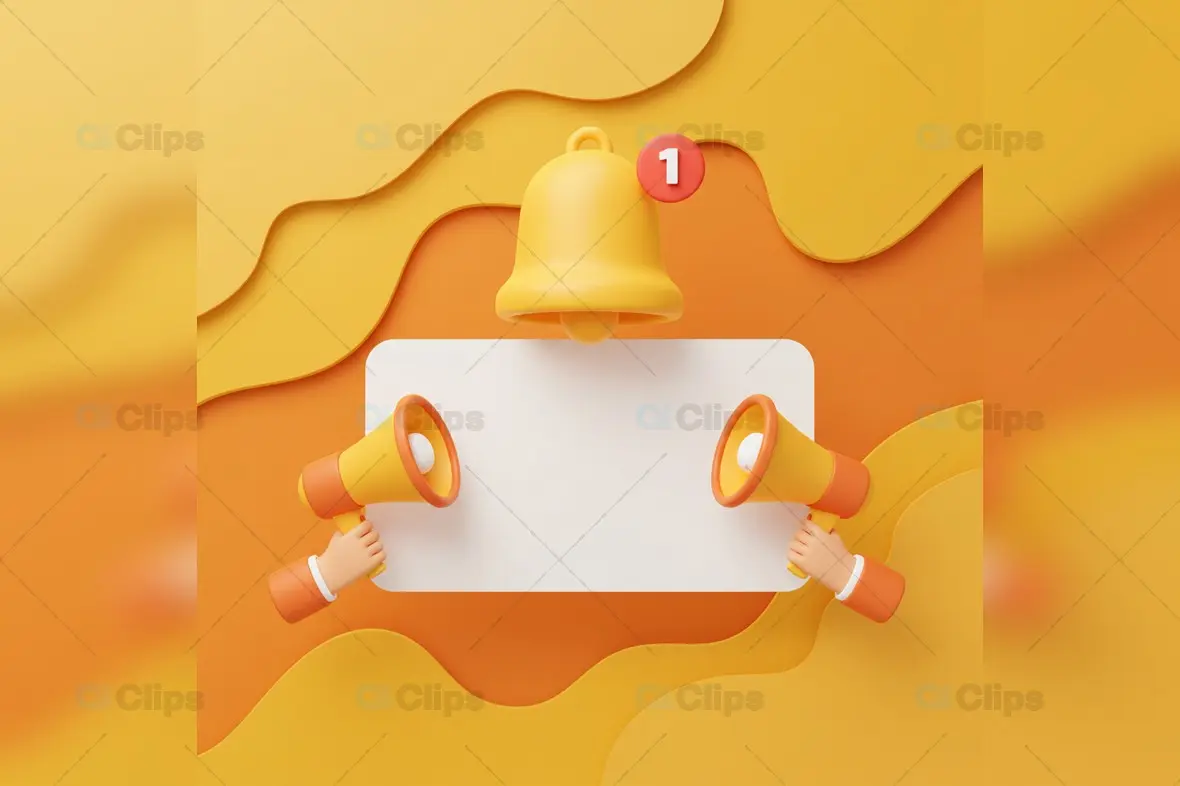 Vibrant Instagram Mockup with Notification Elements