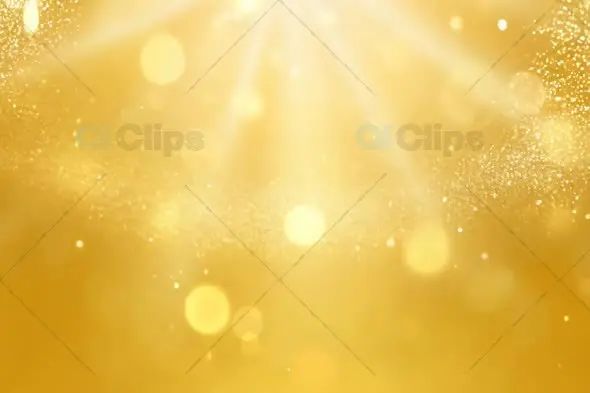 Luxurious Golden Particles Bokeh Background Animation