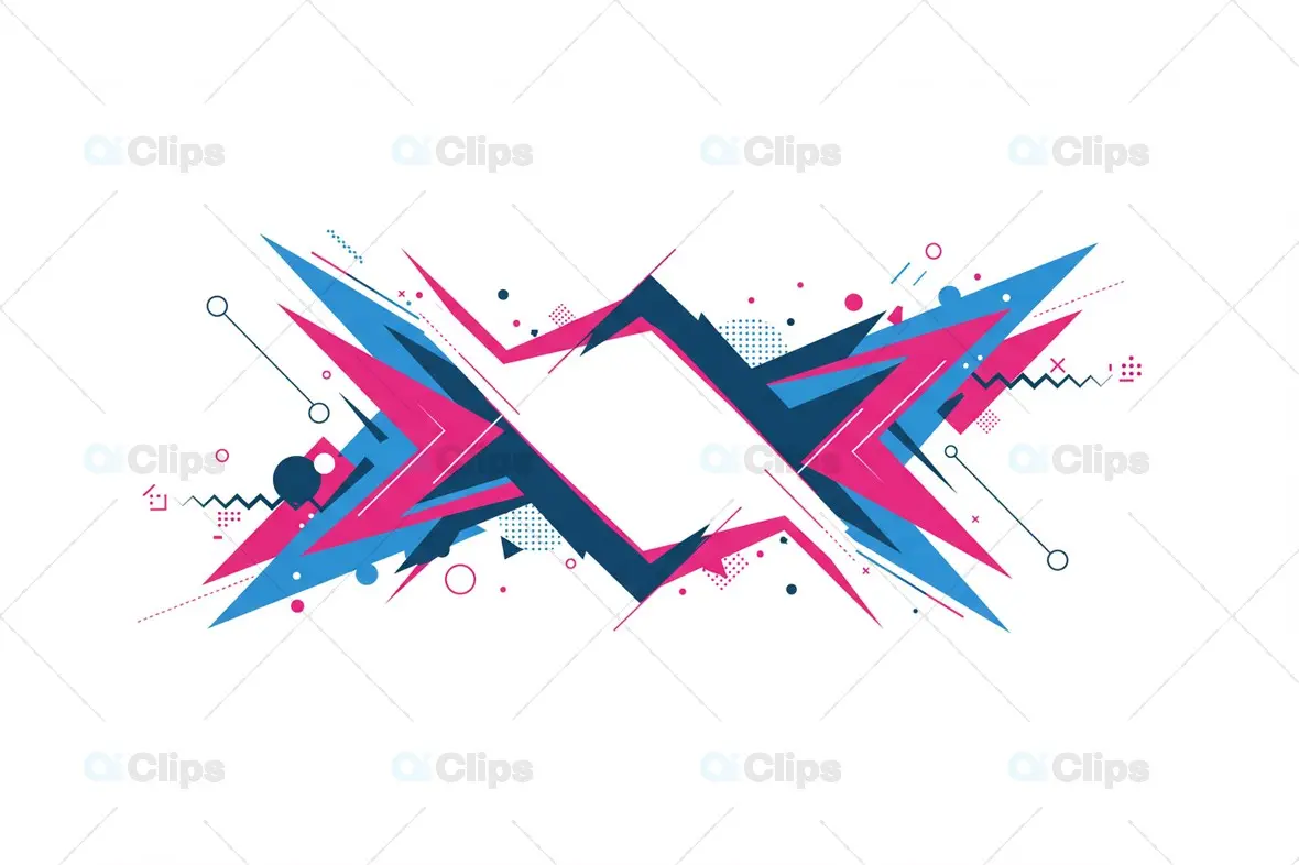 Futuristic Abstract Geometric Design