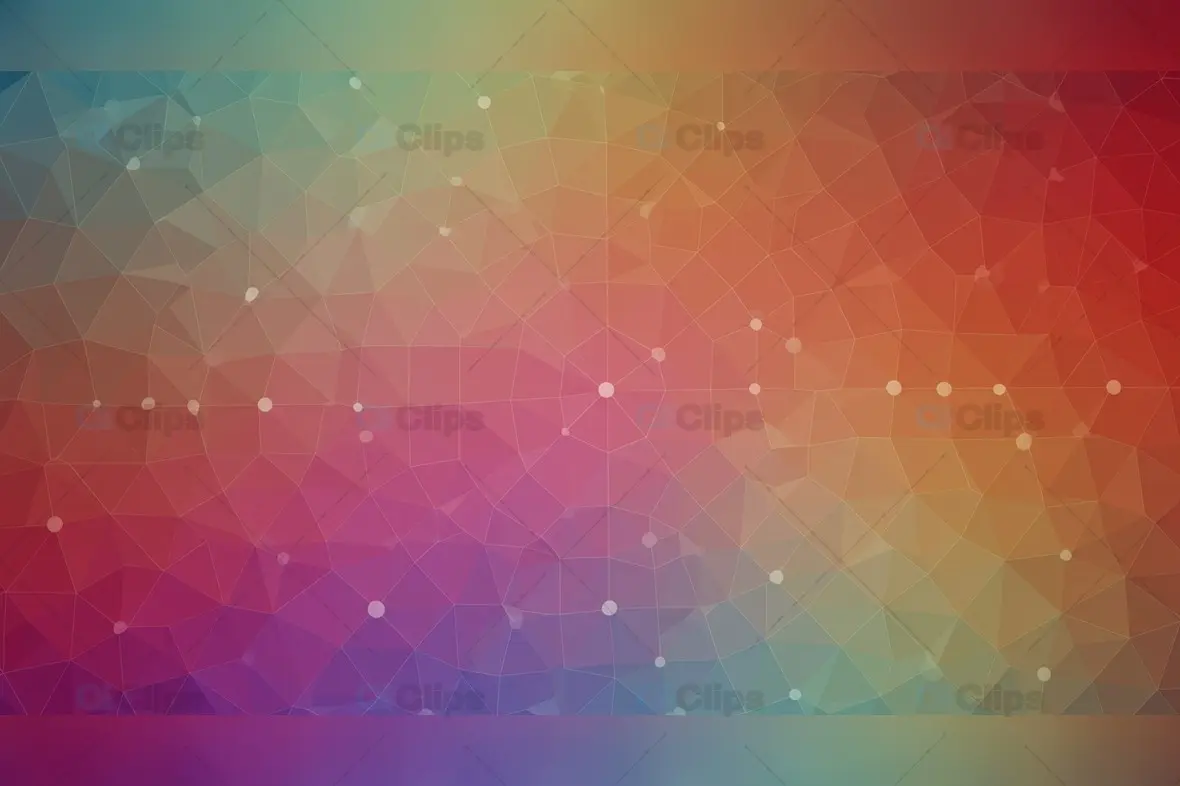 Colorful Low Poly Abstract Background