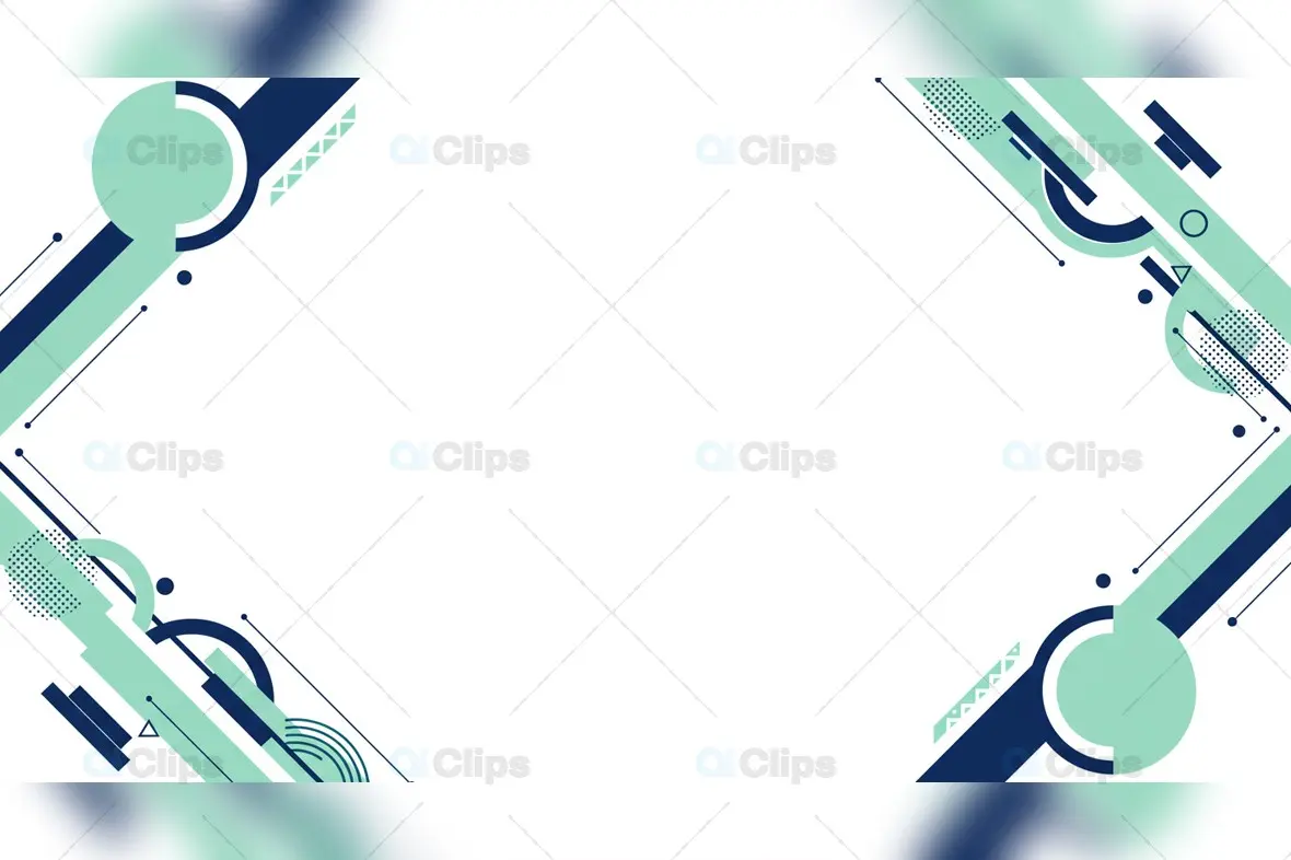 Modern Abstract Geometric Frame Background