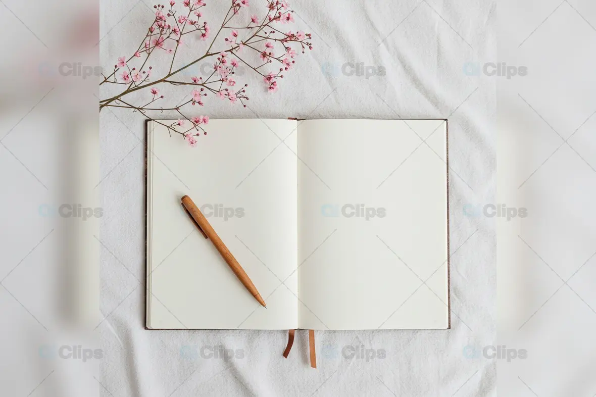 Elegant Instagram Mockup with Floral Accents