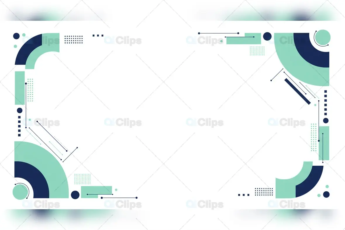 Minimal Abstract Geometric Frame Background