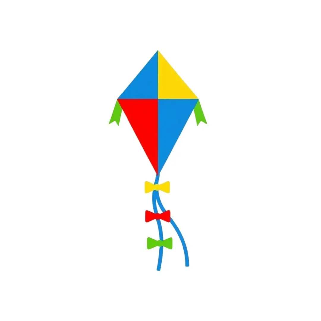 Vibrant Makar Sankranti Festival Kite Illustration Clipart PNG