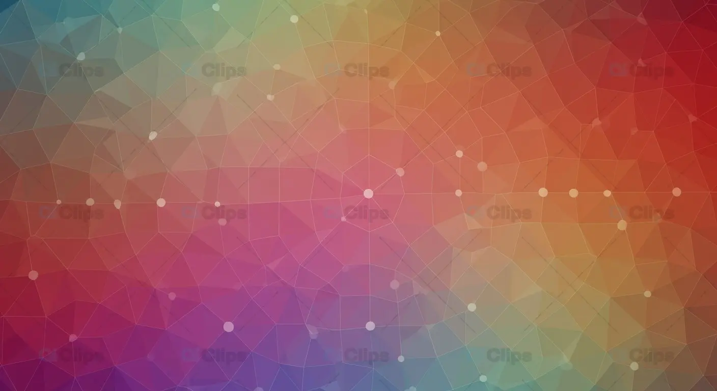 Colorful Low Poly Abstract Background