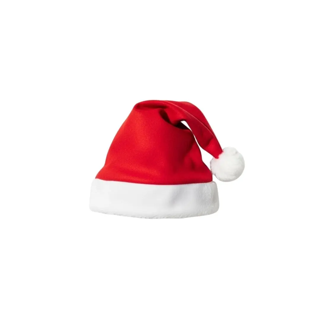 Classic Red and White Santa Hat Christmas Clipart PNG