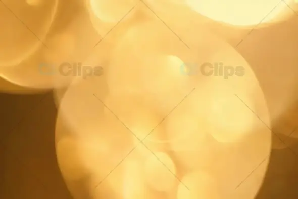 Warm Golden Bokeh Lights Abstract Background Animation