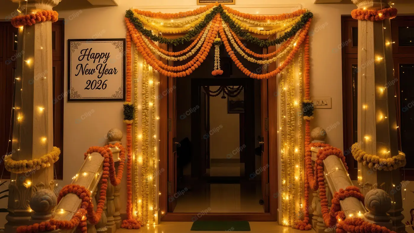 Glimmering New Year Welcome