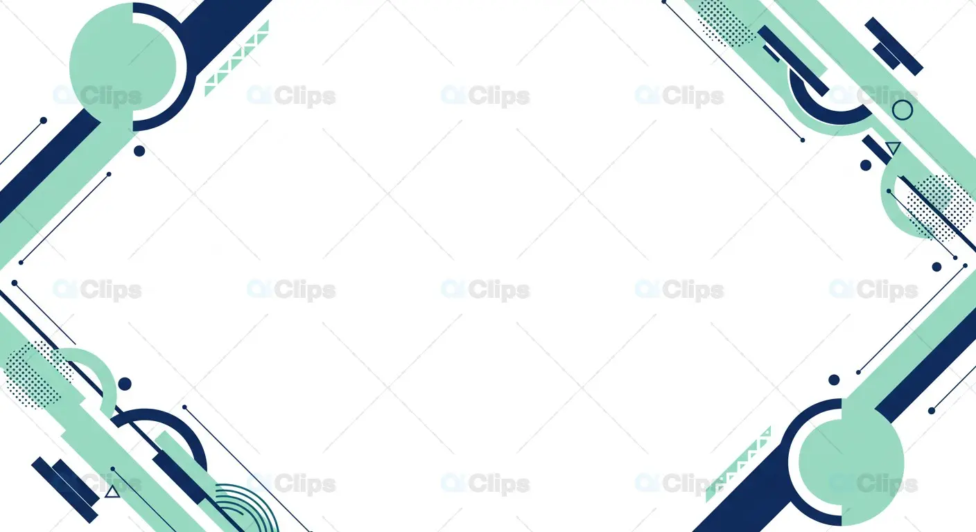 Modern Abstract Geometric Frame Background