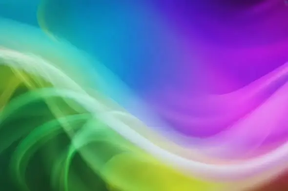 Flowing Rainbow Gradient Wave Motion Background