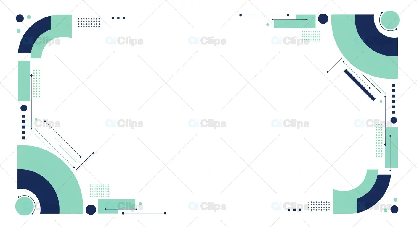 Minimal Abstract Geometric Frame Background