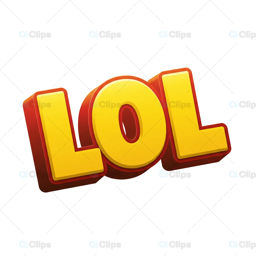 3D "LOL" Emoji Icon