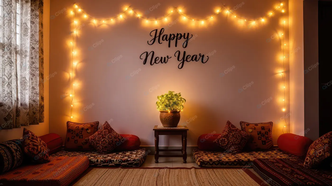 Warm and Festive New Year Greeting