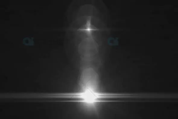 Lens Flare Light Burst Effect