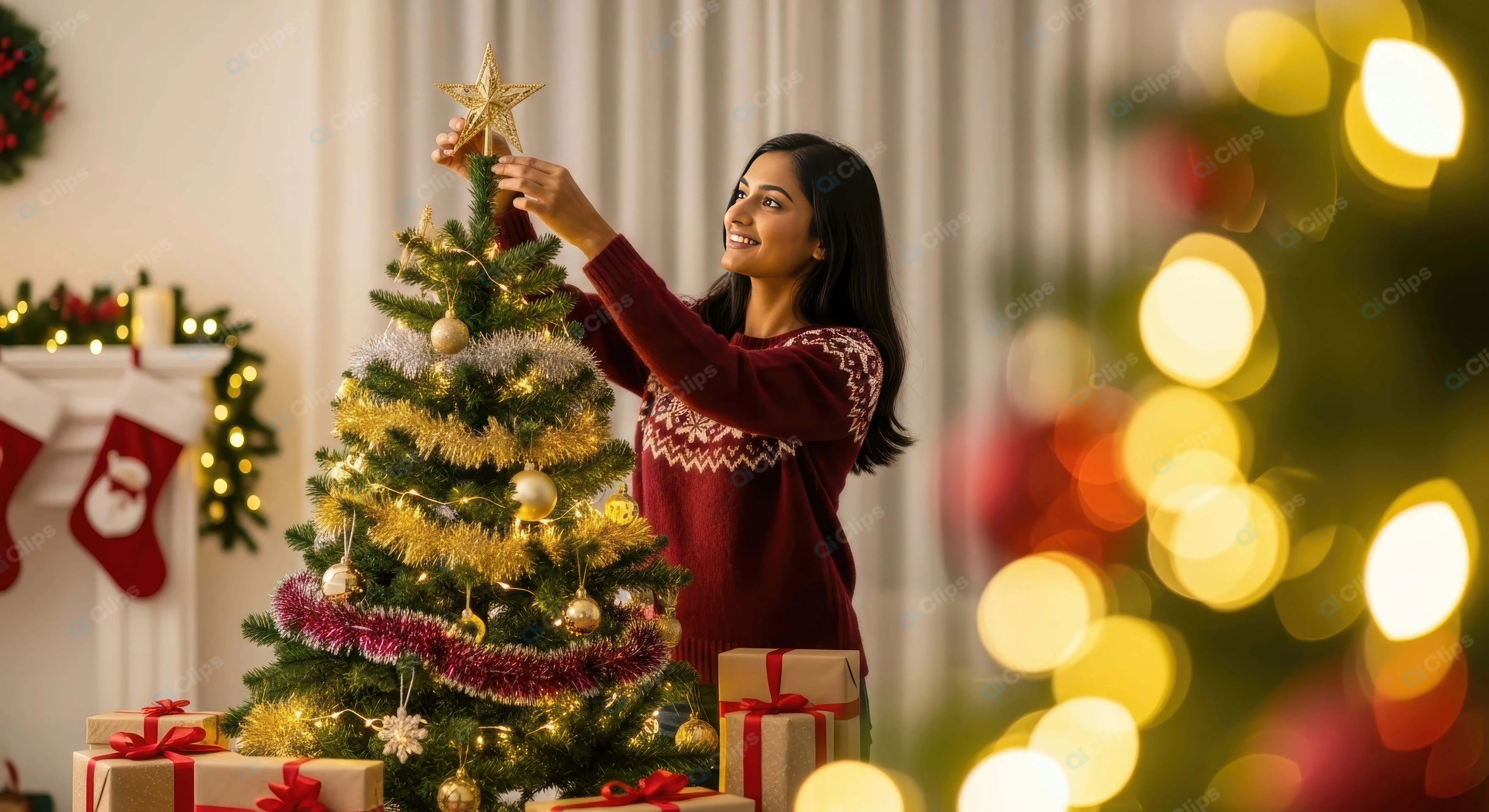 Joyful Christmas Tree Decoration