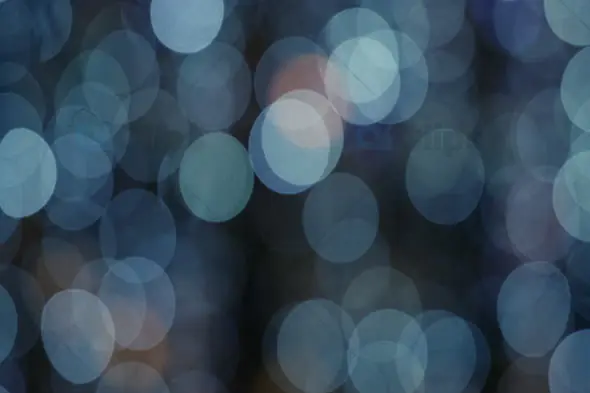 Blue Bokeh Light Background