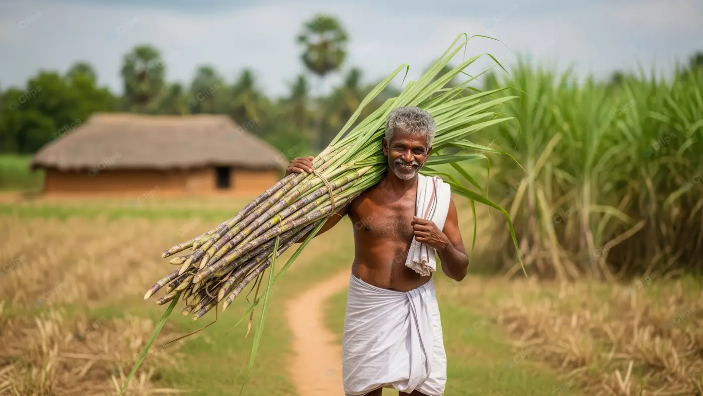 Sugarcane Harvester in Rural India