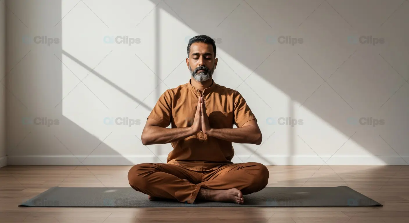 Spiritual Meditation Man A Path to Inner Stillness