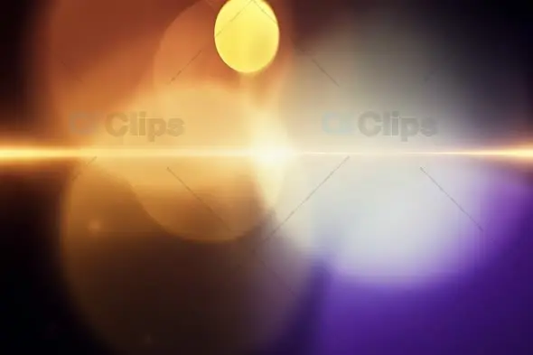 Glowing Horizon Light Beam with Purple Gradient Background