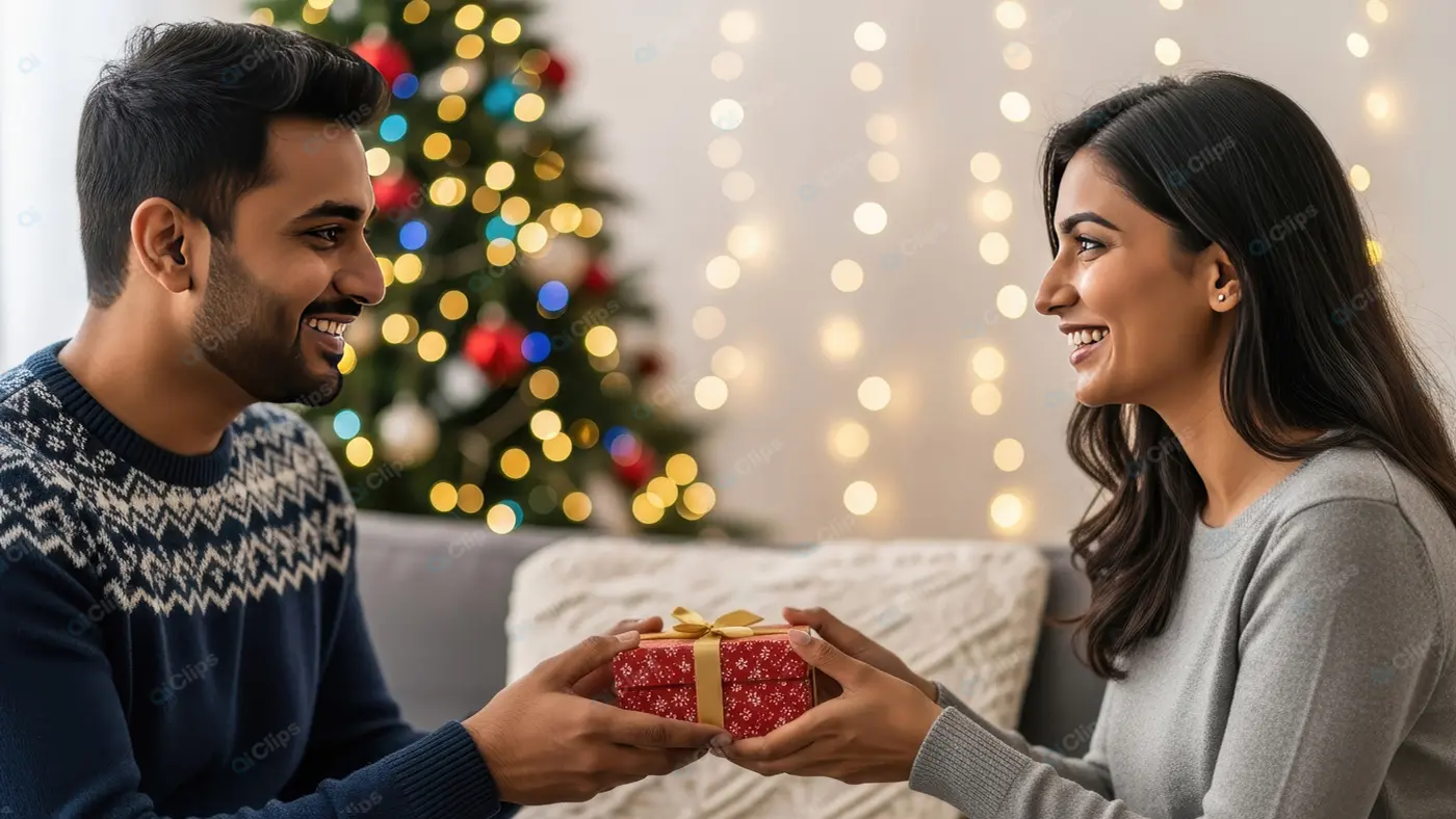 Loving Exchange During Winter Festivities