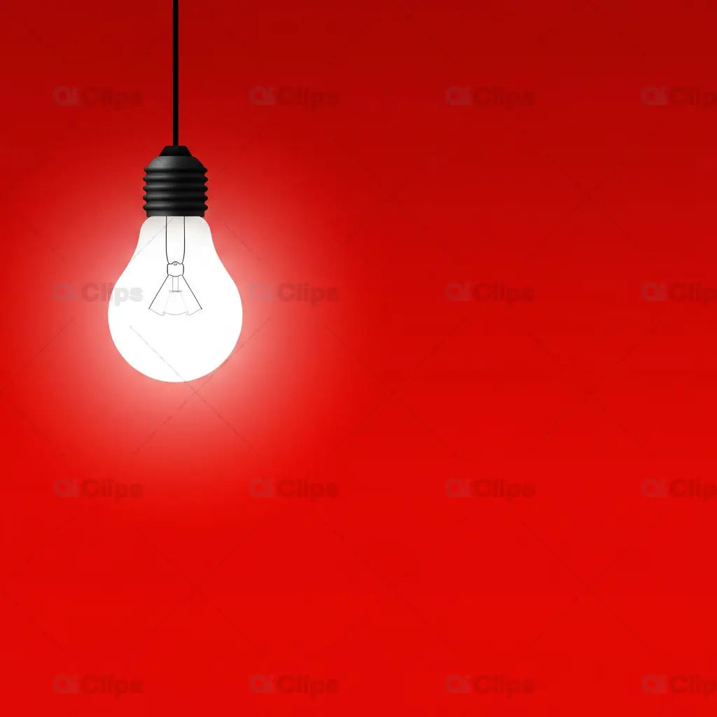 Minimalist Light Bulb Mockup for Creative Projects