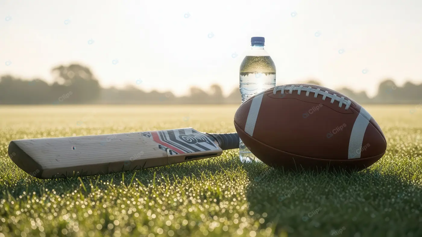 Cricket and Football at Dawn