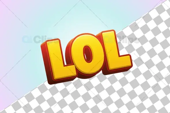 3D "LOL" Emoji Icon