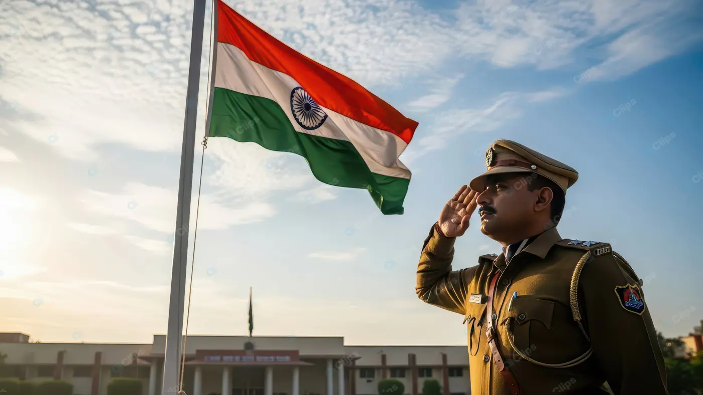 Reverent Salute to the Indian Tricolour