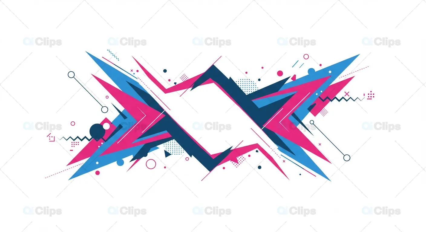 Futuristic Abstract Geometric Design