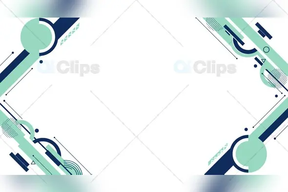 Modern Abstract Geometric Frame Background