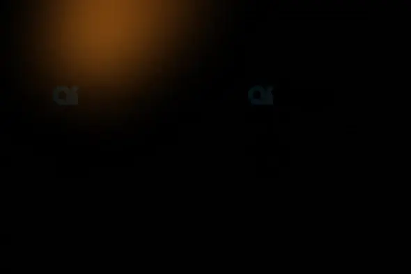 Warm Amber Glow Animation on Black Background