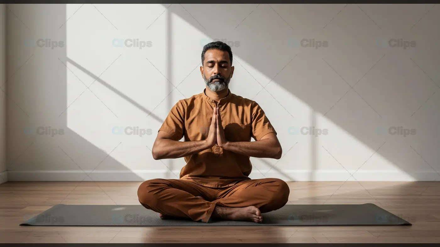 Spiritual Meditation Man A Path to Inner Stillness