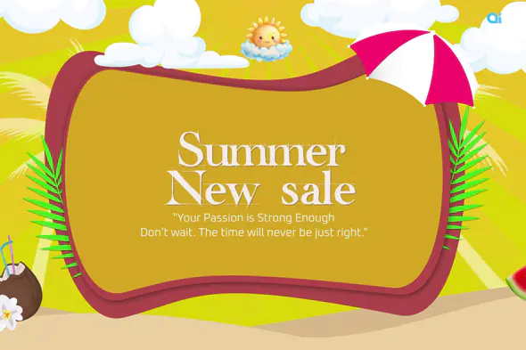 Vibrant Summer Sale Animation