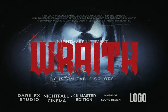 Wraith - Cinematic Horror Title Kit