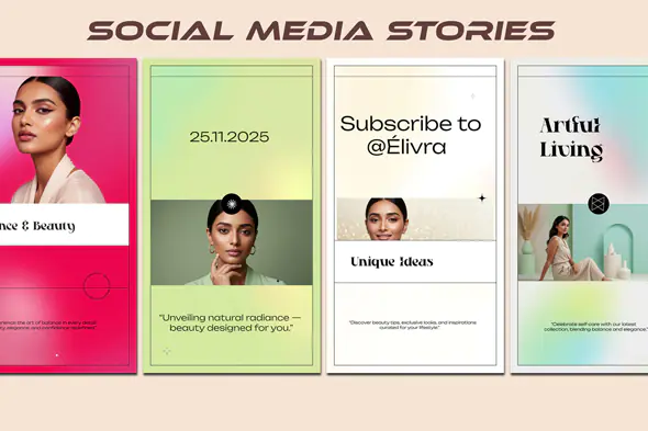 Elegant Social Media Story Templates