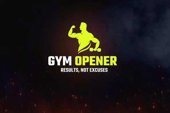 Neon Fitness Motivational Opener