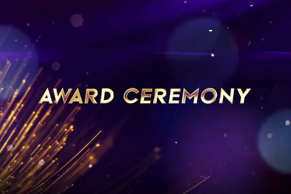 Elegant Award Ceremony Title Reveal