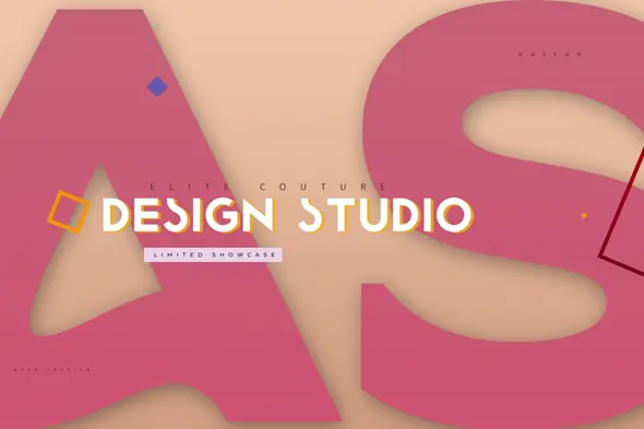 Fashion Design Studio Typography Intro