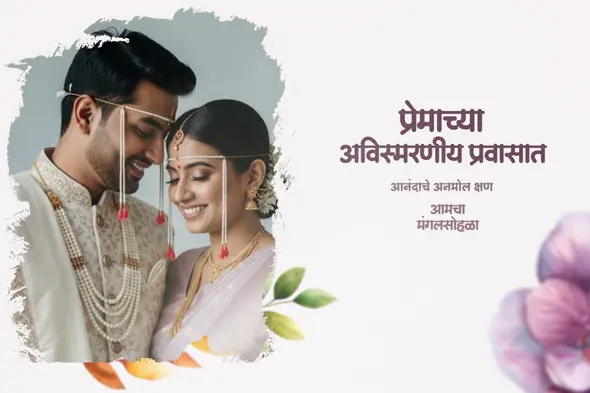 Elegant Marathi Wedding Title Template