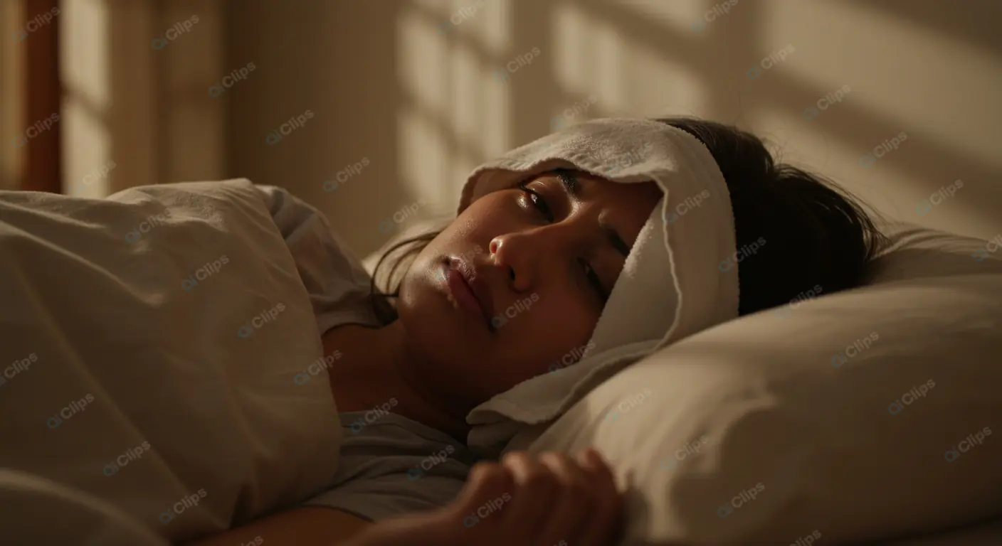 Peaceful Slumber in Golden Light