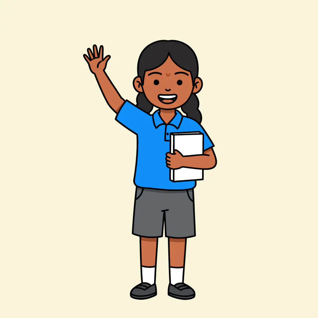 Enthusiastic Student Vector Icon